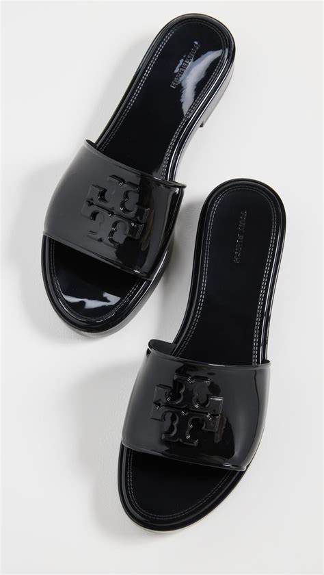 tory burch black slides